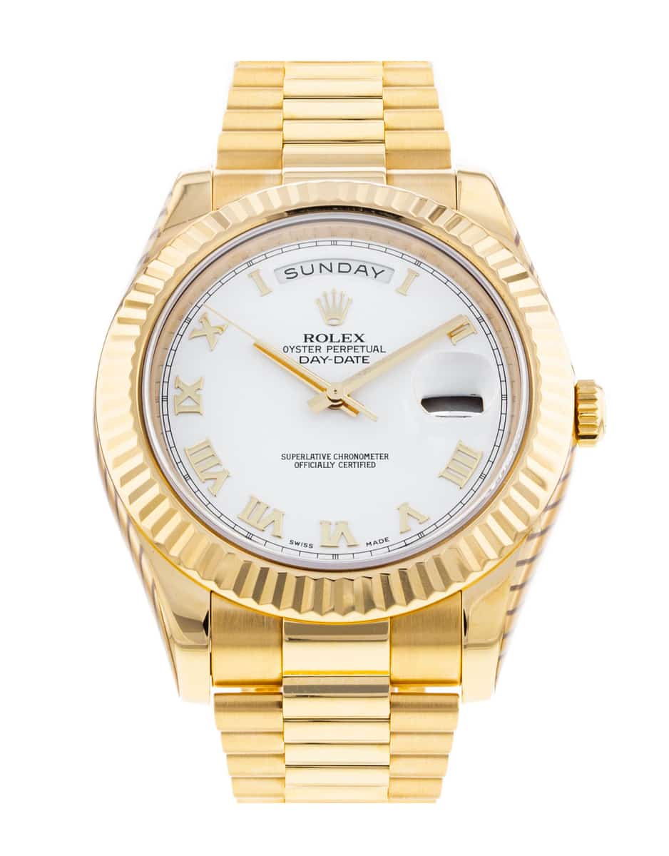 Pre Owned Rolex Day Date II 218238 Watch Watchfinder Co